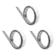 Stainless Steel Adhesive Scale 3Pack Woodworking Guide Rail Tape Measure, SelfAdhesive 100cm, Glue Included, B100cm