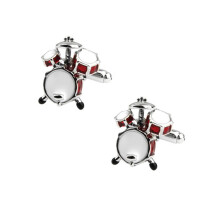 Men Music Drum Shape Cufflinks Wholesale Cufflinks Cuff Nails French S