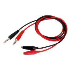 Banana plug to Aligator Clip Test Lead Cable for Tester Multimeter Red