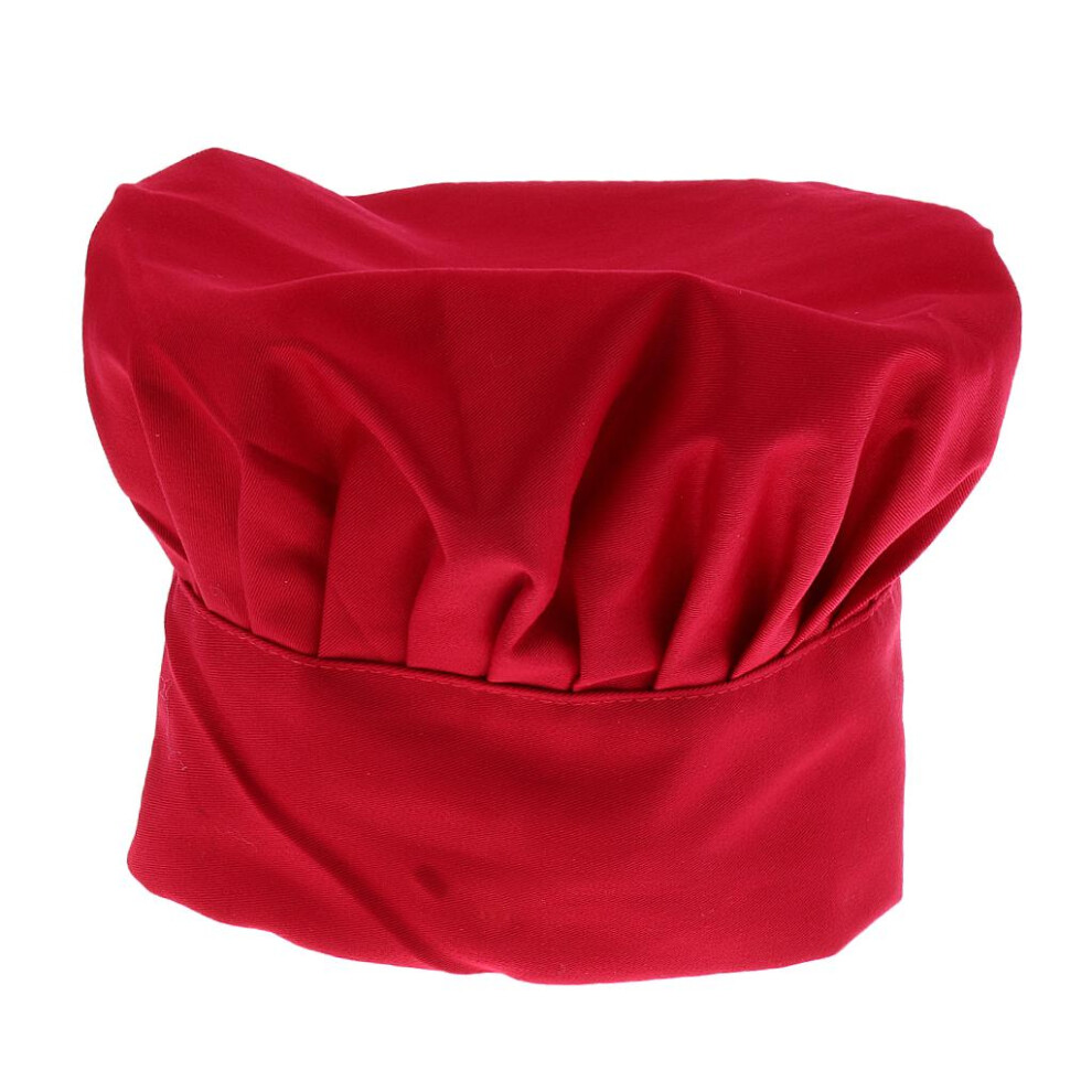 Elastic Adult Elastic Baker Bbq Kitchen Cooking Hat Costume Cap Chef H 6901423368057