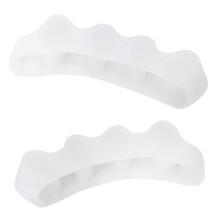 Gel Silicone Toe Straighteners Separator Hallux Valgus Bunion Pain Rel