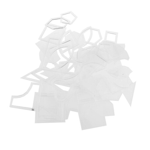 Set of 54 Assorted Style Acrylic Quilting Templates DIY Tool for Patch