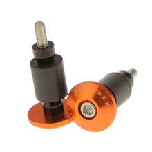 7/8" CNC Motorcycle Streetbike Handlebar Cap Hand Grips Bar End Plugs