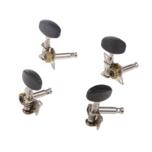 2R 2L Black Button Tuning Pegs Machine Heads for Ukulele 4 Strings Gui