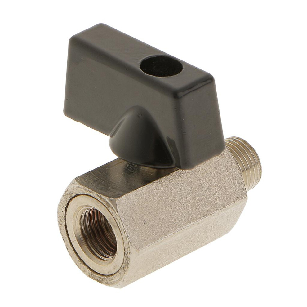 Female X Male-1/8 Npt Full Port Brass Ball Valve Shut Off Switch Sand 6901423368736