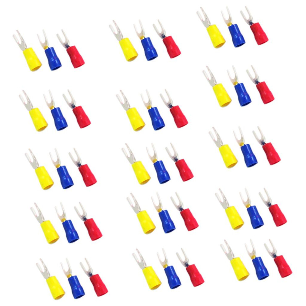 Set Of 150Pcs Crimping Wire Spade Fork Terminal Connector U Shape Sv2- 6901423365223