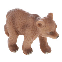 Realistic Little Brown Bear Wild Animal Figurine Model Action Figure K