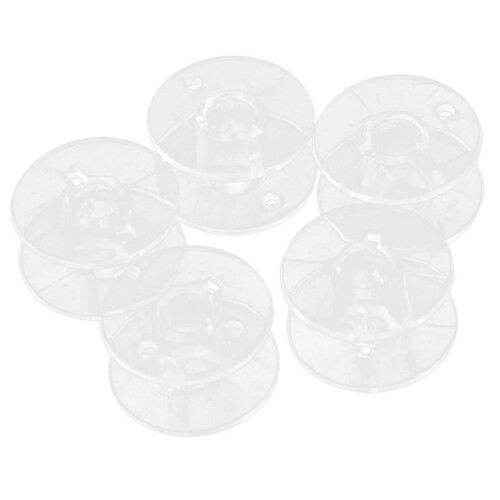 5pcs Clear Plastic Spools Bobbins for Brother Sewing Machine 2