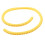 100x Yellow Cable Wire Markers Identification Lables Tags Managment Nu 3