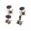 2R 2L Black Button Tuning Pegs Machine Heads for Ukulele 4 Strings Gui 3