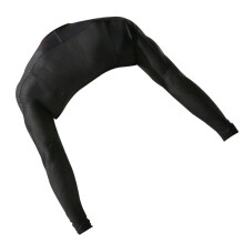 Sexy Mens Shrug Tight Arm Oversleeve Leather Mesh Splicing Underwear
