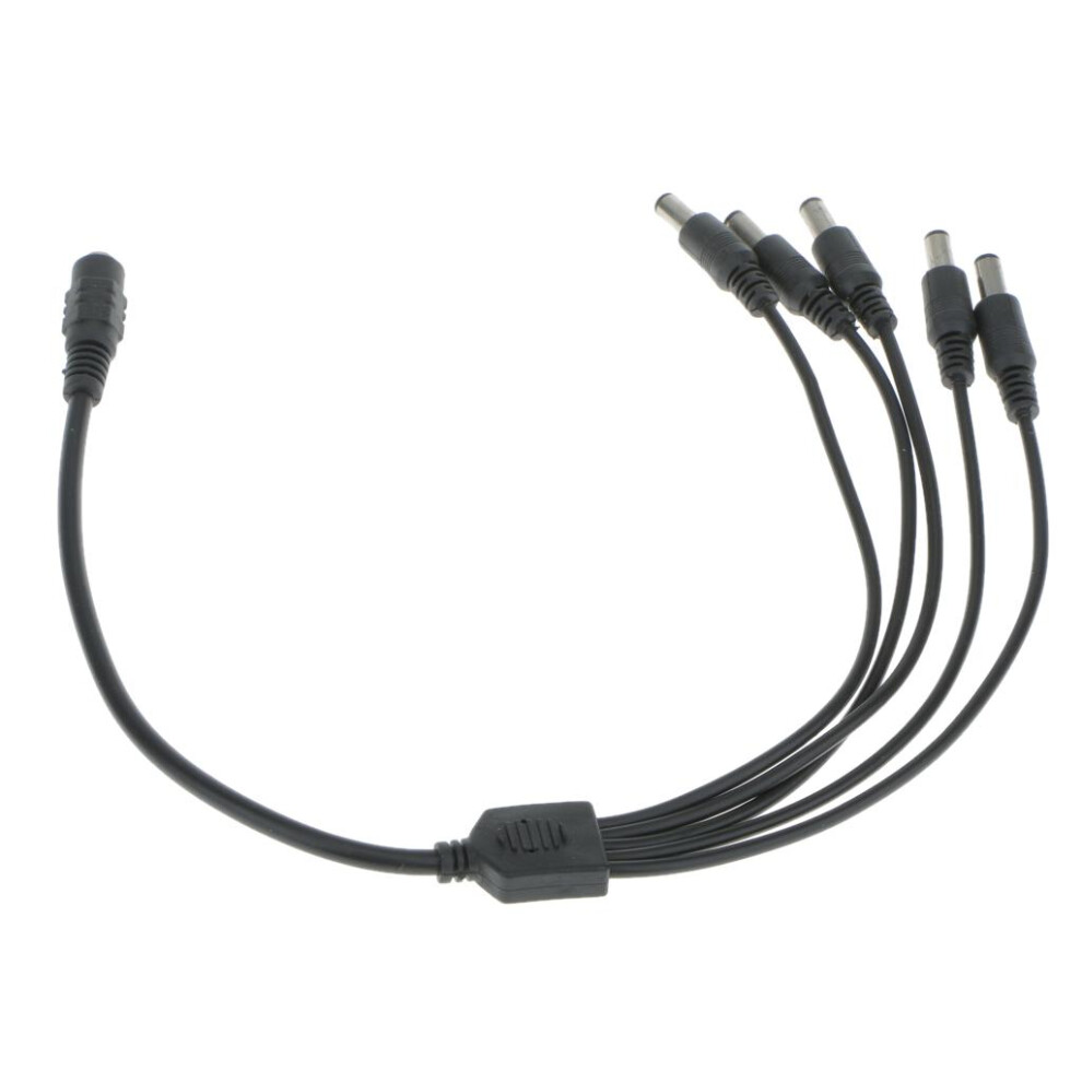 5 Port Splitter Cable Cctv Security Camera Power Supply Adapter Cable 6901423365490