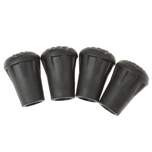 4pcs Replacement Rubber Tips End for Hiking Stick Walking Trekking Pol
