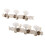 Silver Engraved Plank Round Knobs Tuning Peg Machine Head for Classic 1