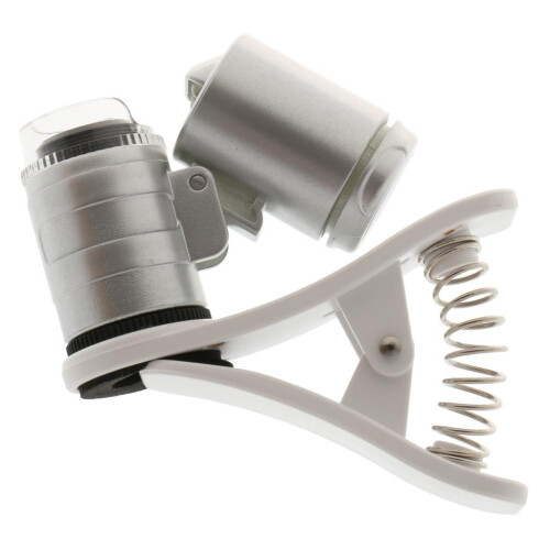Universal Cell Phone Microscope with Clip