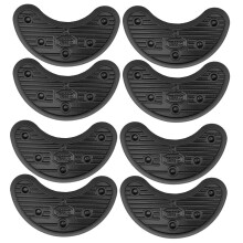 4 Pairs Glue on Heel Anti Slip Rubber Shoe Repair Sole Protector 4mm