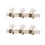 Silver Engraved Plank Round Knobs Tuning Peg Machine Head for Classic 2