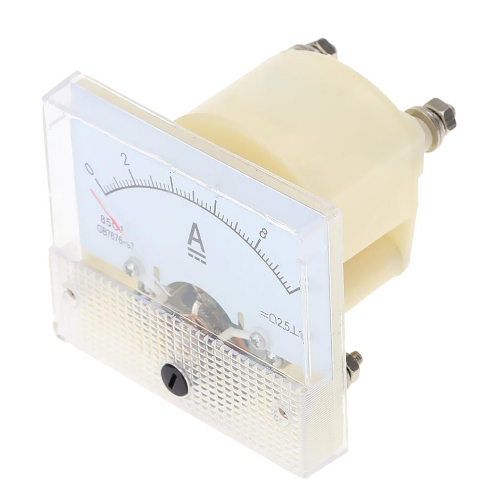 85C1 Dc10a Analog Panel Amp Current Testing Meter Ammeter Gauge White 6901423368798