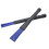 1 Pair Retractable Rubber Handles Jazz Drum Brushes Blue Plastic Stick 2