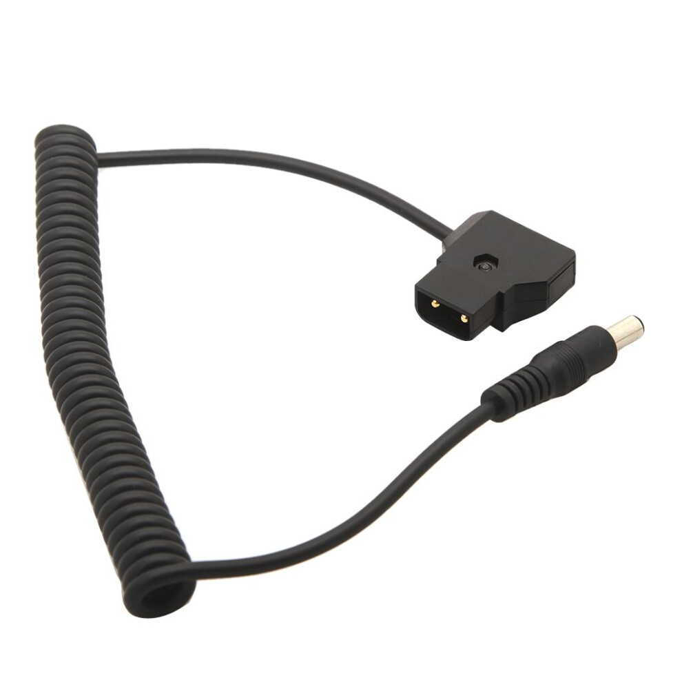 Coiled D-Tap Male To Dc 5.5X2.5mm Cable For Dslr Power V-Mount Anton B 6901423370159
