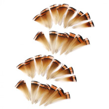 100 Pieces Golden Pheasant Feather for Craft Mask Hat 6-8cm