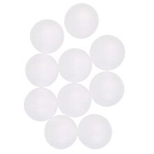 100 Pieces White Polystyrene Foam Balls Christmas Decoration for Craft