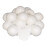 50 Pieces Half Round Solid Polystyrene Foam Balls for Christmas Craft 1