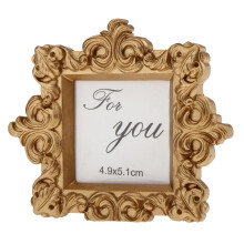 Retro Gold Picture Photo Frame Wedding Birthday Party Table Place Card