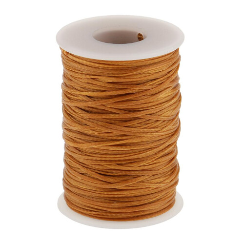 70 Meters Flat Line Waxed Thread For Leather Craft 1.2mm as described