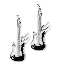 Vintage Guitar Cufflinks for Mens Shirt Business Wedding Party Festiva