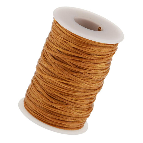70 Meters Flat Line Waxed Thread For Leather Craft 1.2mm as described 1