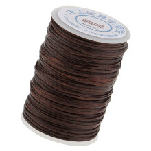 70 Meters Flat Line Waxed Thread For Leather Craft 1.2mm as described