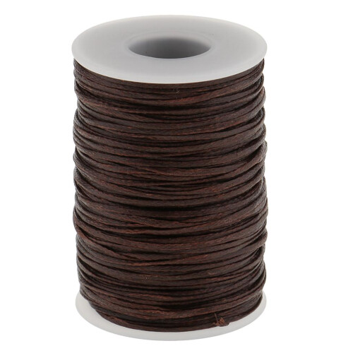 70 Meters Flat Line Waxed Thread For Leather Craft 1.2mm as described 1