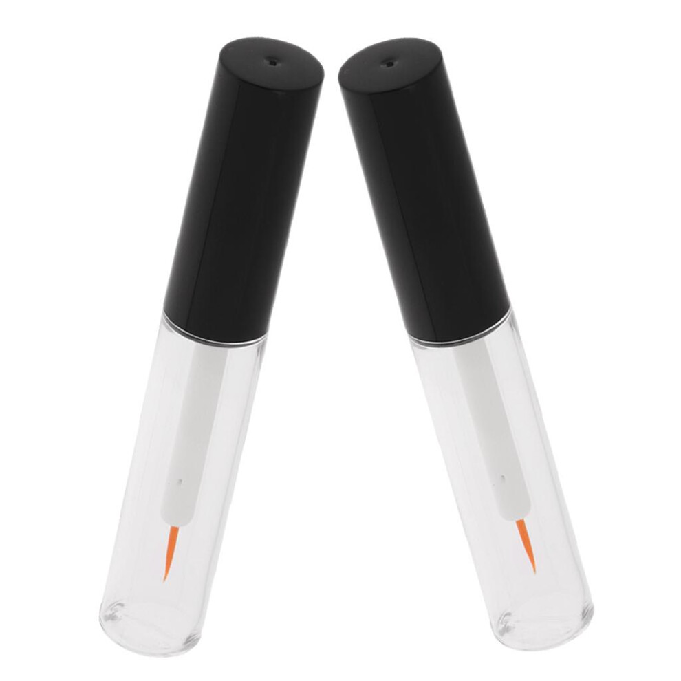 2 Pieces 4ml Empty Makeup Eyelashes Mascara Tube Eyeliner Vials Bottle