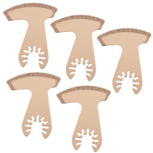 5 Pieces Multi Function Tool Diamond Boot Tile Grout Remover Saw Blade