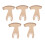 5 Pieces Multi Function Tool Diamond Boot Tile Grout Remover Saw Blade 2