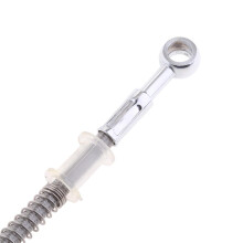 Motorcycle Braided Stainless Steel Brake Oil Hoses Line Pipe 550mm - S