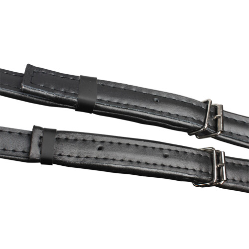 Professional Part Black Adjustable Genuine Leather Accordion Shoulder 2