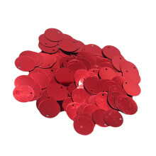 DIY Shiny Round Loose Sequins Paillettes Sewing Craft 16mm Red