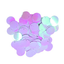 DIY Shiny Round Loose Sequins Paillettes Sewing Craft 16mm Light Purpl