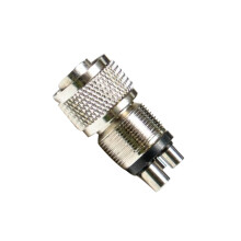 Dental Handpiece Tubing Adapter Changer from 4 Hole tubing To 2 hole