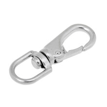 304 Stainless Steel Marine Boat Swivel Eye Quick Spring Snap Hook 0# 6