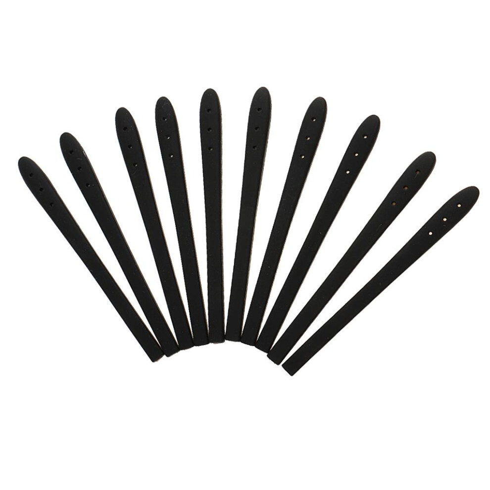 10 Pieces Silicone Eyeglasses Temple End Tips Ear Sock Tubes Replaceme