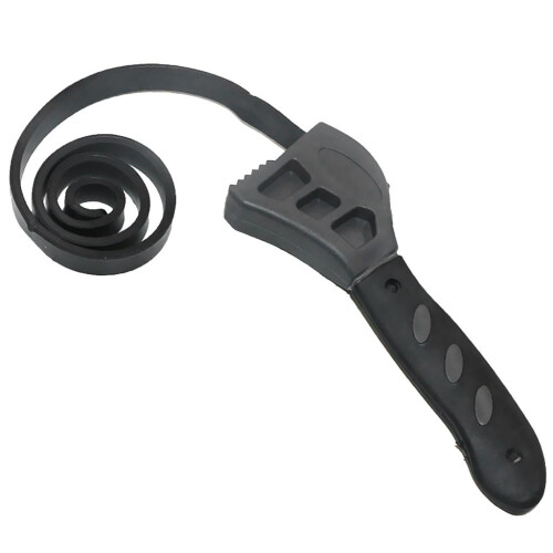 Multifunctional Adjustable Car Rubber Strap Oil Filter Wrench Spanner 1