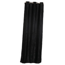 Smooth Satin Window Curtains Blackout Shade Eyelet Curtains 100x250cm