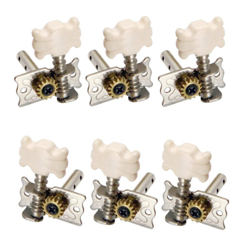 6 Pack 3R3L Classical Guitar Strings Tuning Pegs Single Machine Heads