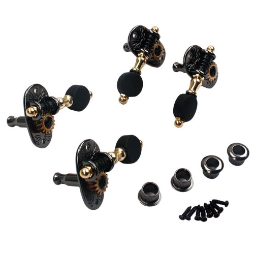 2R2L Ukulele String Tuning Peg Machine Heads Tuner for Cigar Box Guita 2
