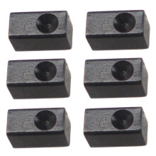 6 Pieces Electric Guitar Tremolo Bridge Saddle Insert Lock String Bloc