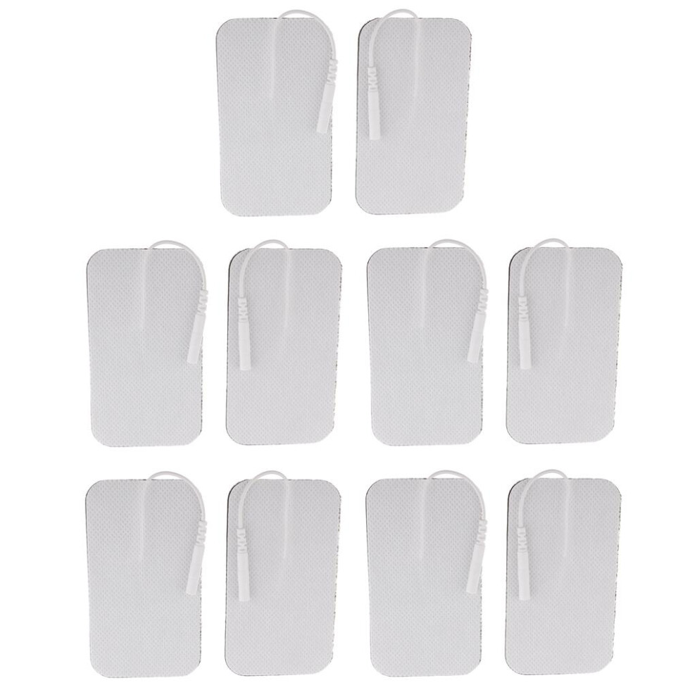 10Pieces Reusable Electrode Pads For Acupuncture Therapy Tens Massager