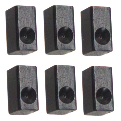 6 Pieces Electric Guitar Tremolo Bridge Saddle Insert Lock String Bloc 1